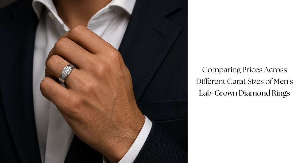 Comparing Prices Across Different Carat Sizes of Men's Lab-Grown Diamond Rings