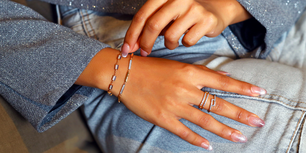 lab grown diamond bracelet