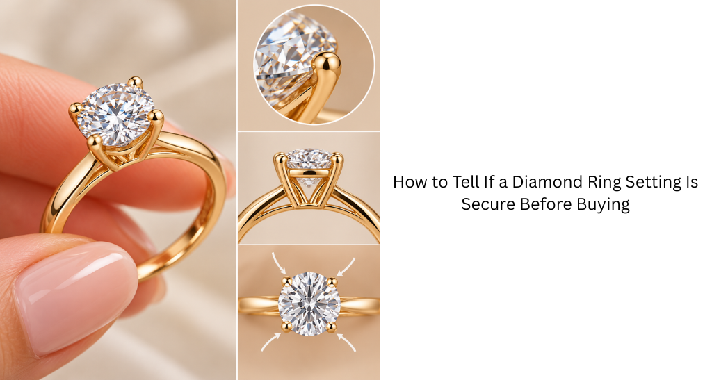 How to Tell If a Diamond Ring Setting Is Secure Before Buying