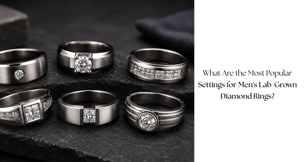 What Are the Most Popular Settings for Men's Lab-Grown Diamond Rings?