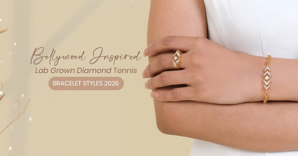 Bollywood Inspired Lab Grown Diamond Tennis Bracelet