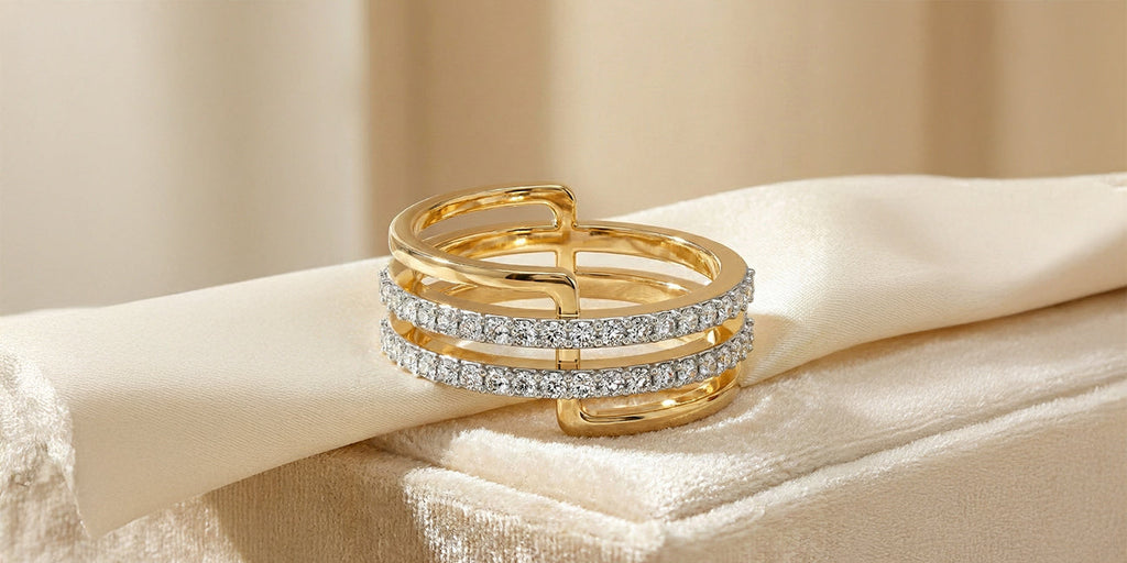 Customized Diamond Ring for Her