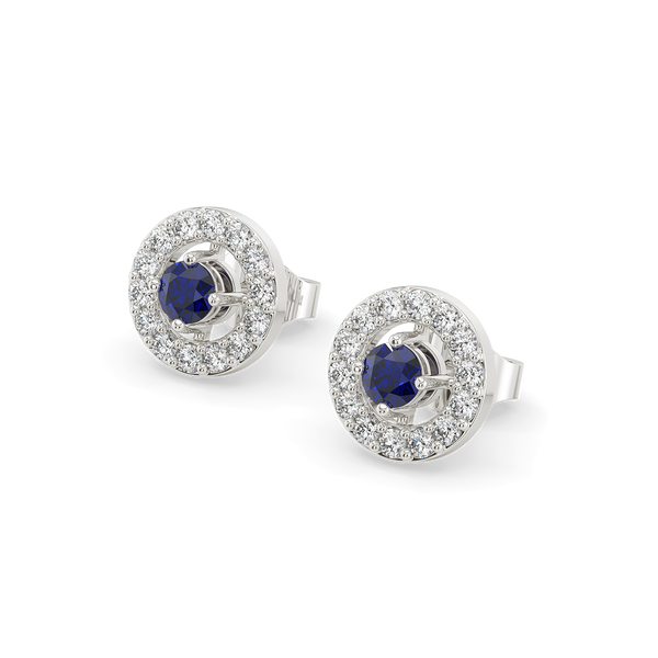 Lukson Protection Lab Diamond Stud Earrings