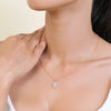 Day bloom Lab Grown Diamond Solitaire Necklace - Lukson