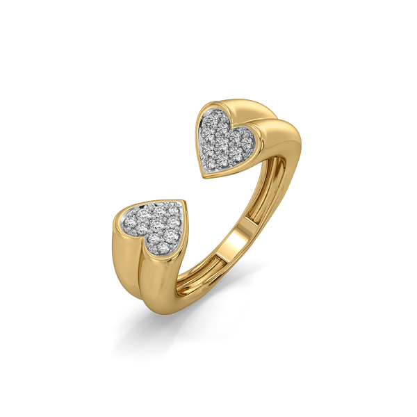 Timeless Loop Lab Grown Diamond Heart Ring - Lukson