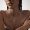 Lukson Taurus Glow Lab Grown Diamond Necklace in India