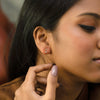Lukson Harmony Beam 18k Lab Grown Diamond Earrings Online in India