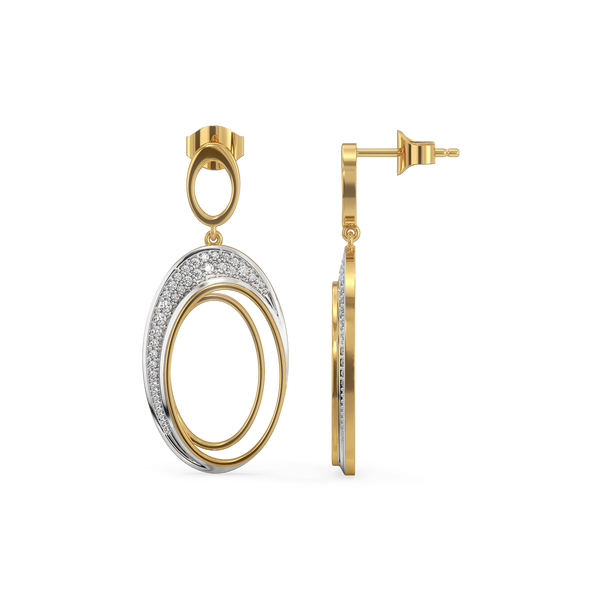 Lukson lab grown diamond grace earrings