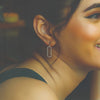 Stylish Lukson lab diamond earrings