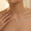 Lukson Blush Bouquet Lab Grown Diamond Necklace