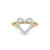Lukson Everlasting Journey Lab Grown Diamond Heart Ring in India
