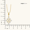 Netfall Pure Gold Lab Diamond Pendant