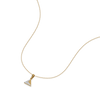 Lukson Prism Point Pendant 18kt Gold Vermeil Lab Grown Diamond Necklace