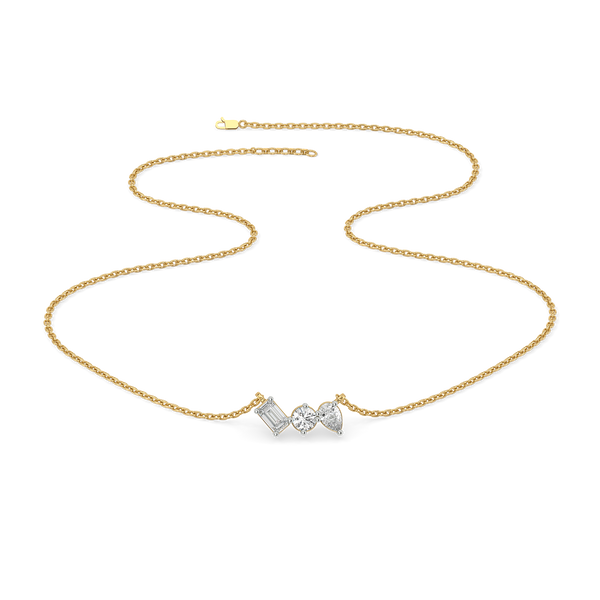 Toi-et-Moi - Lab Grown Diamond Necklace for Women - Lukson