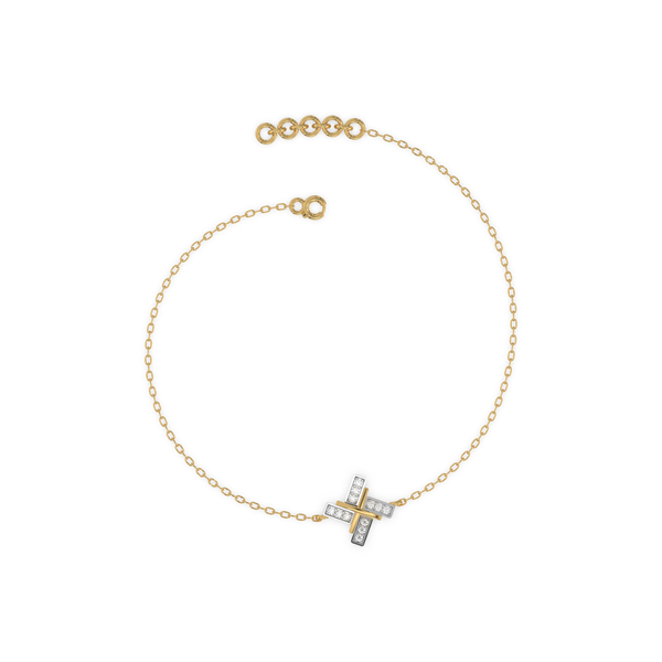 Geometric Glow - Lab GrownDiamond Braceletfor Women - Lukson