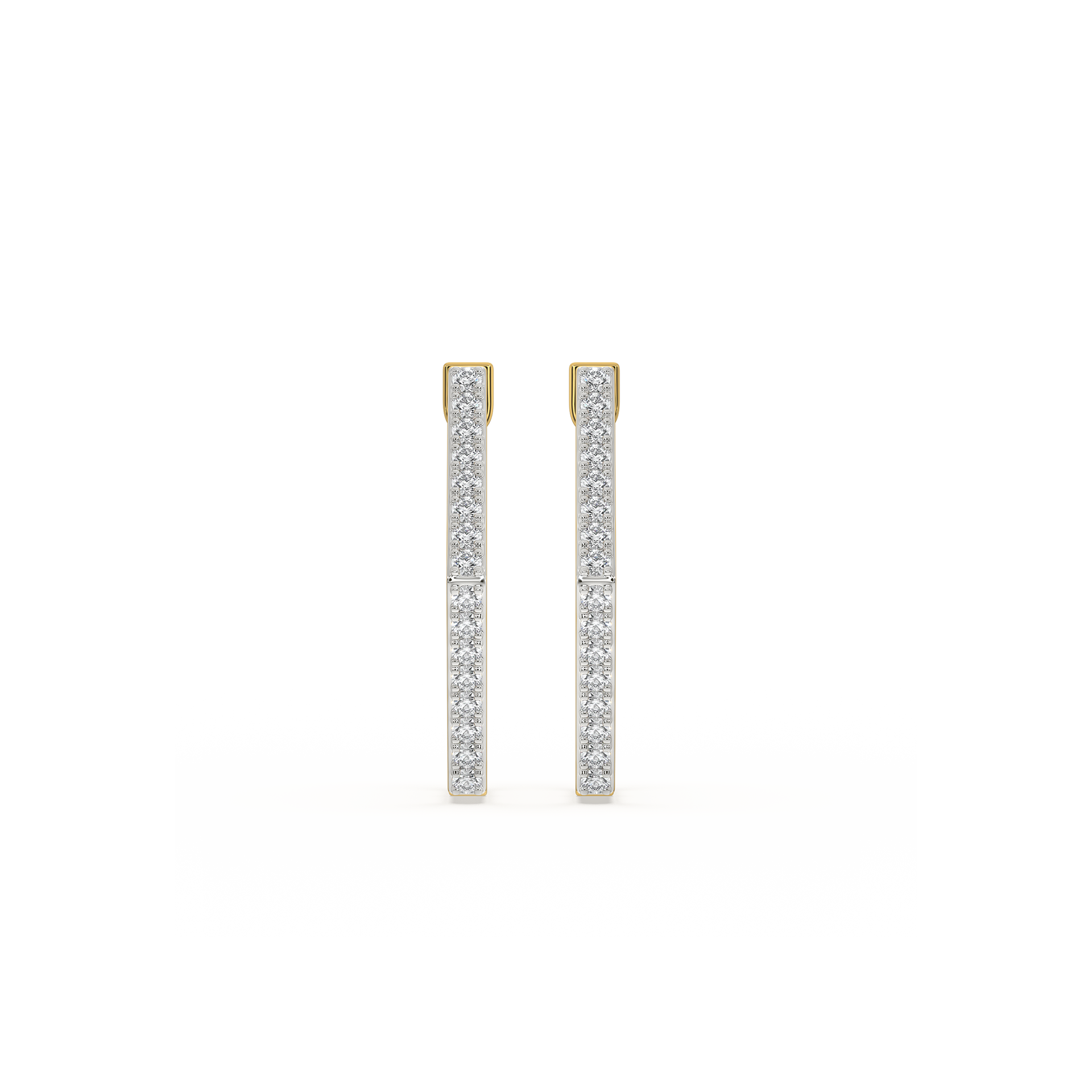 Classic Huggies - Lab Diamond  Earrings