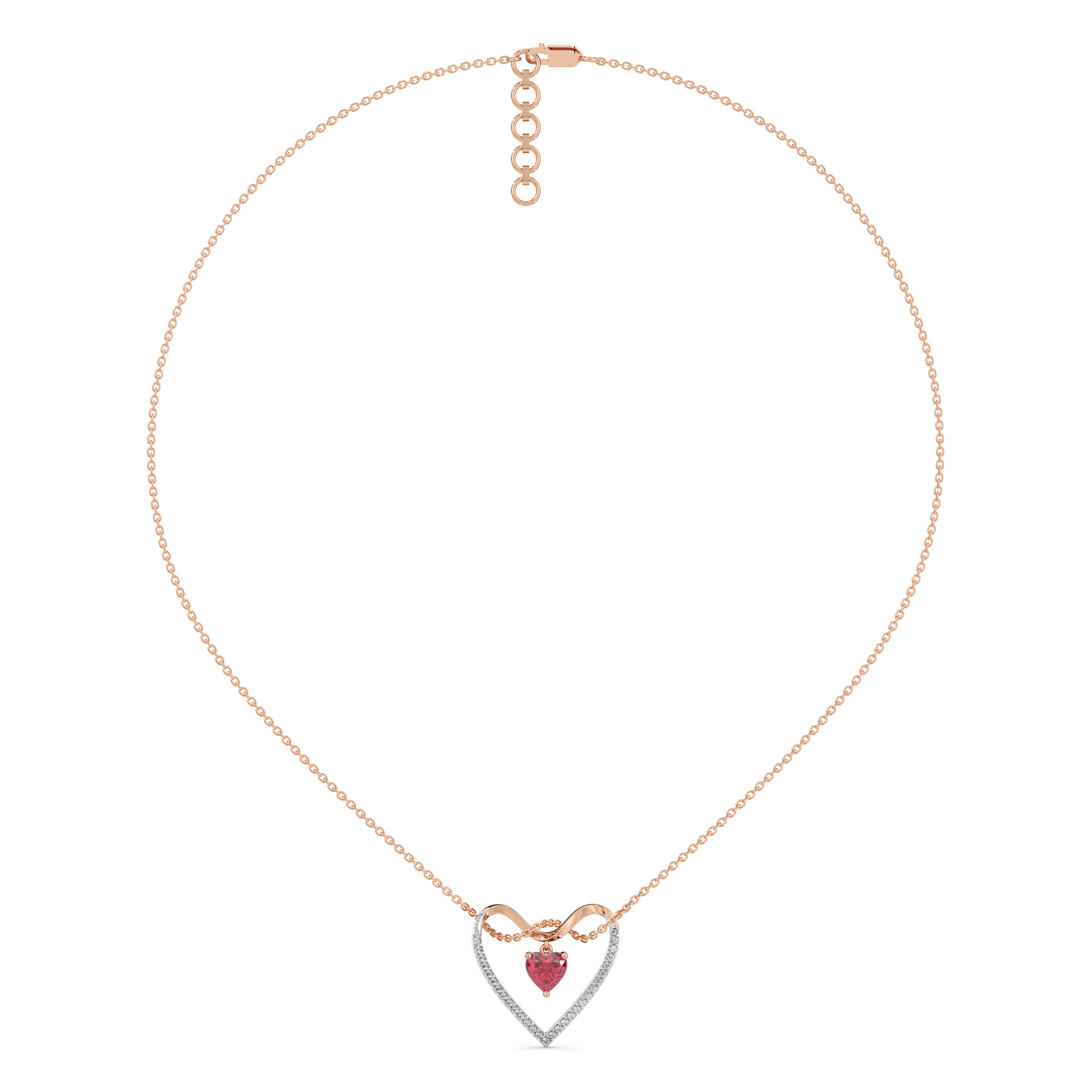 "Love on a String" - Lab Diamond Necklace