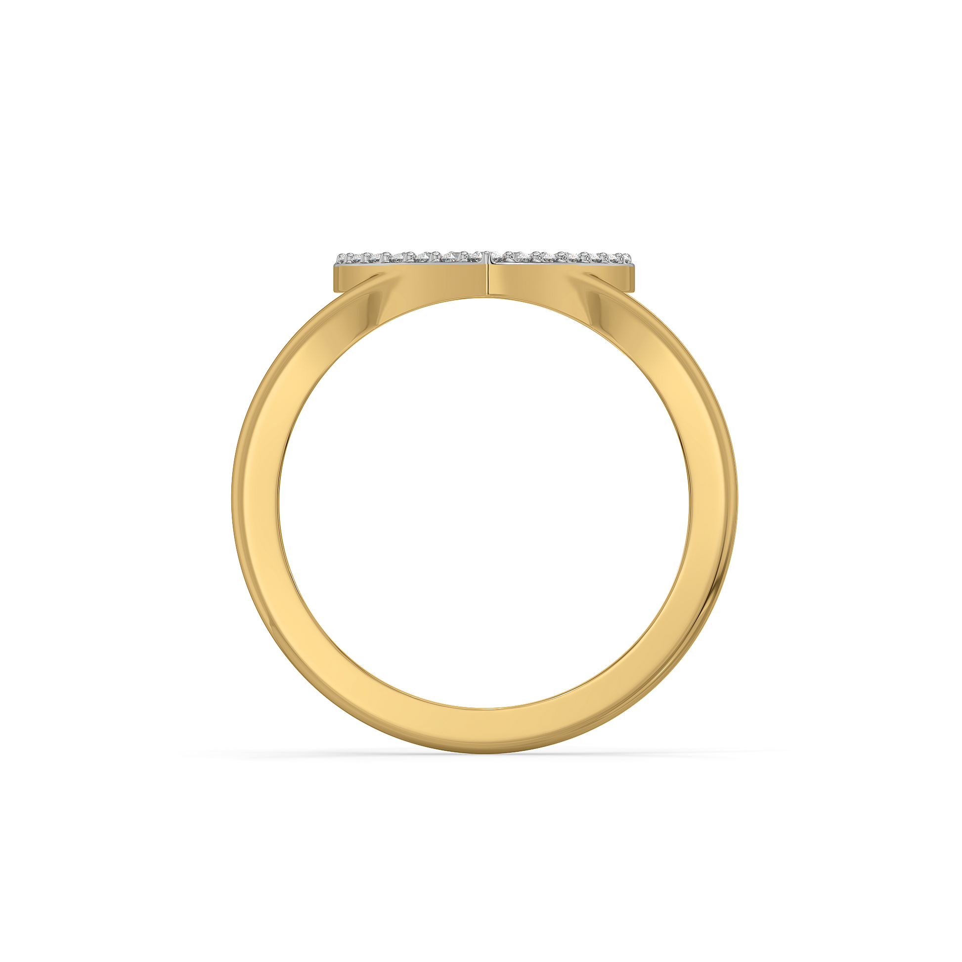 Everlasting Journey Heart Ring - 18kt Gold Vermeil Lab Grown Diamond