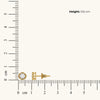 Rosette Studs - Pure Gold Lab Diamond Earrings
