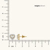 Devotion Heart Halo - Pure Gold Lab Diamond Solitaire Earrings
