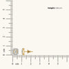 Gatsby Glamour - Pure Gold Lab Diamond Stud Earrings