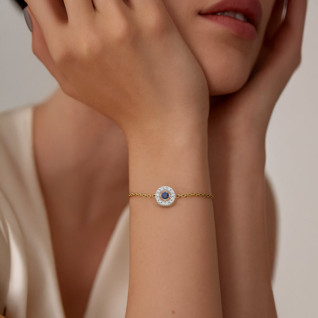 Wink of Protection - Lab Diamond Bracelet