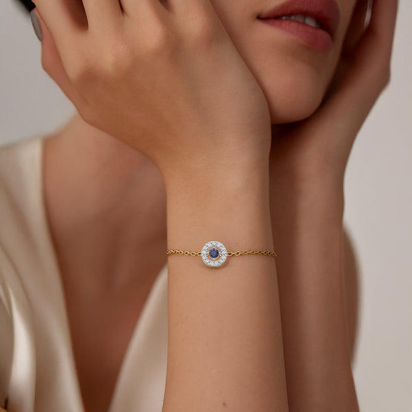 Wink of Protection - Lab Grown Diamond Bracelet - Lukson
