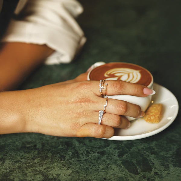 Lukson Chic Lab Grown Diamond Fashion Ring for Women in India