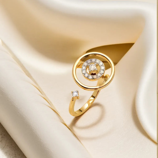 Lukson Circle of Dazzle Lab Grown Diamond Cocktail Ring Online