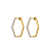 Classic Huggies Earrings Lab Grown Diamond - Lukson