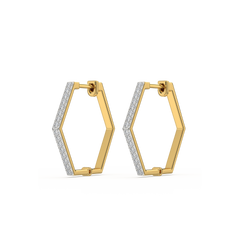 Classic Huggies - Lab Diamond  Earrings