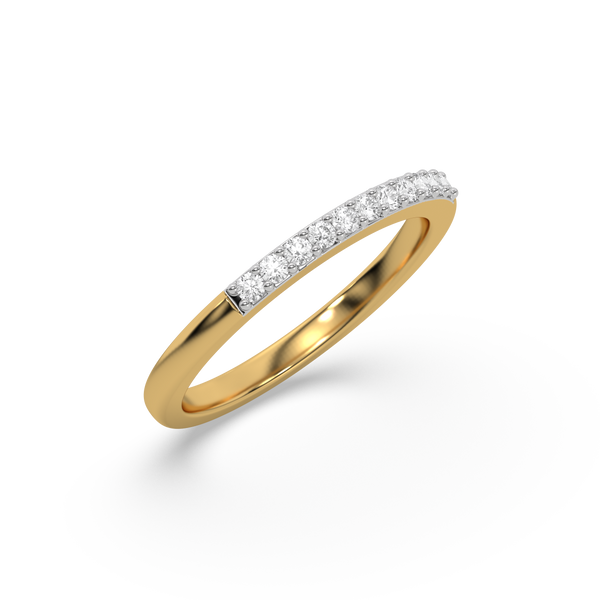 Lukson Classic Slim Lab Grown Diamond Band Ring for Women