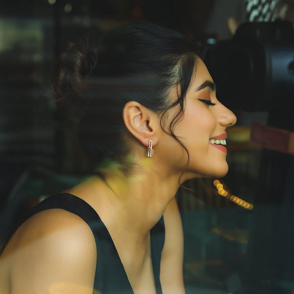 Classic Huggies - Lab Diamond Earrings for Women