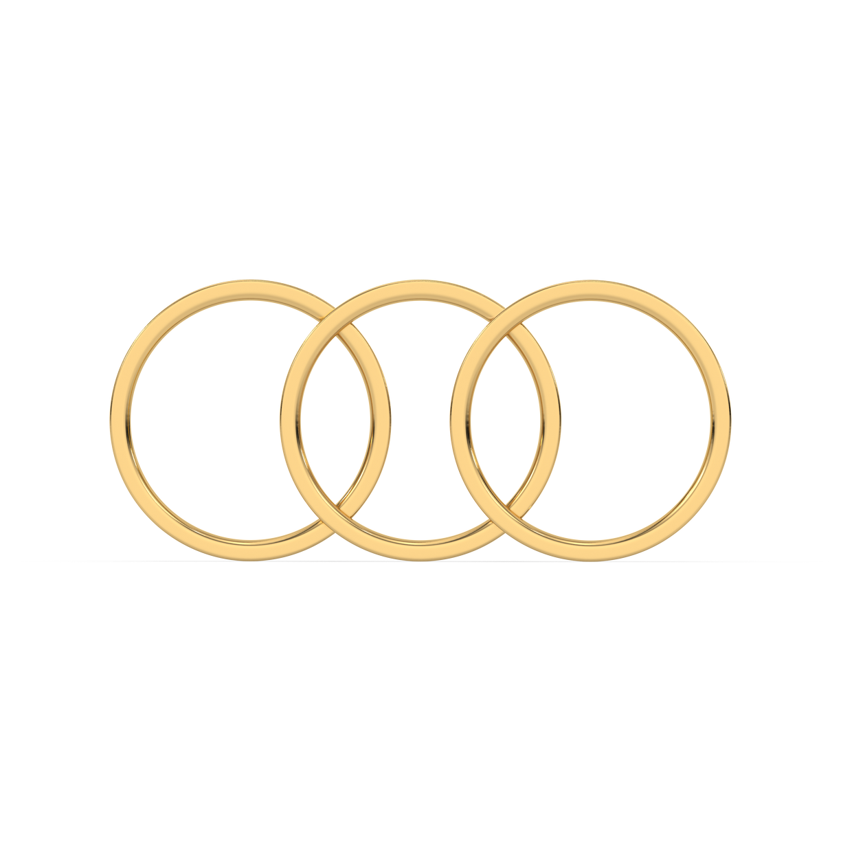 Lukson Best Color Splash 18kt Gold Vermeil Stack Ring for Women