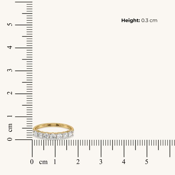 Infinite Glow Pure Gold Lab Grown Diamond Eternity Ring