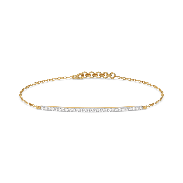 Lukson Row of Radiance - Lab grown Diamond Bracelet