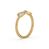 Lukson Lab grown diamond infinity band ring