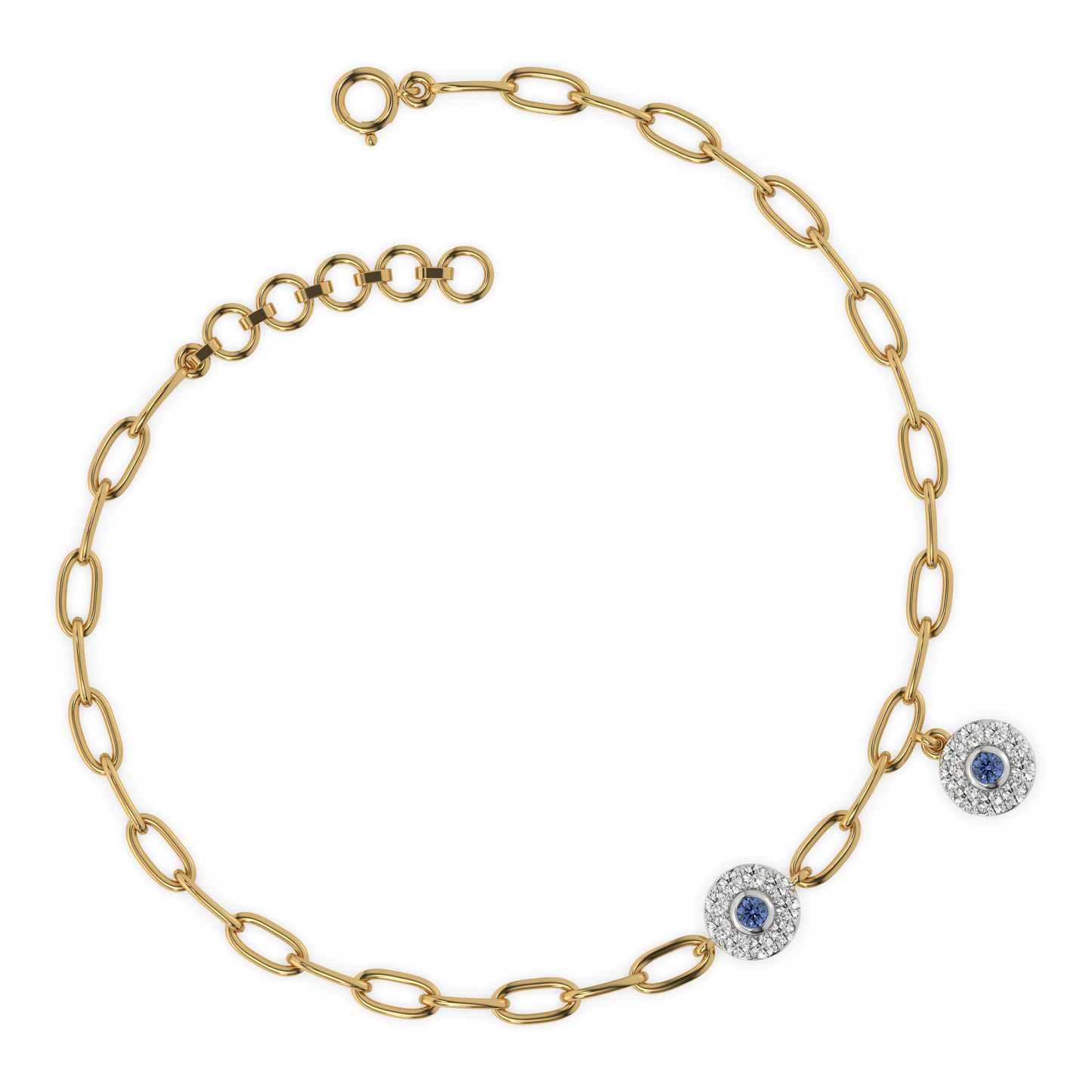 Eternal Glow - Lab Grown Diamond Charm Bracelet