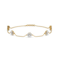 Eternal Bloom - Lab Diamond Station Bracelet