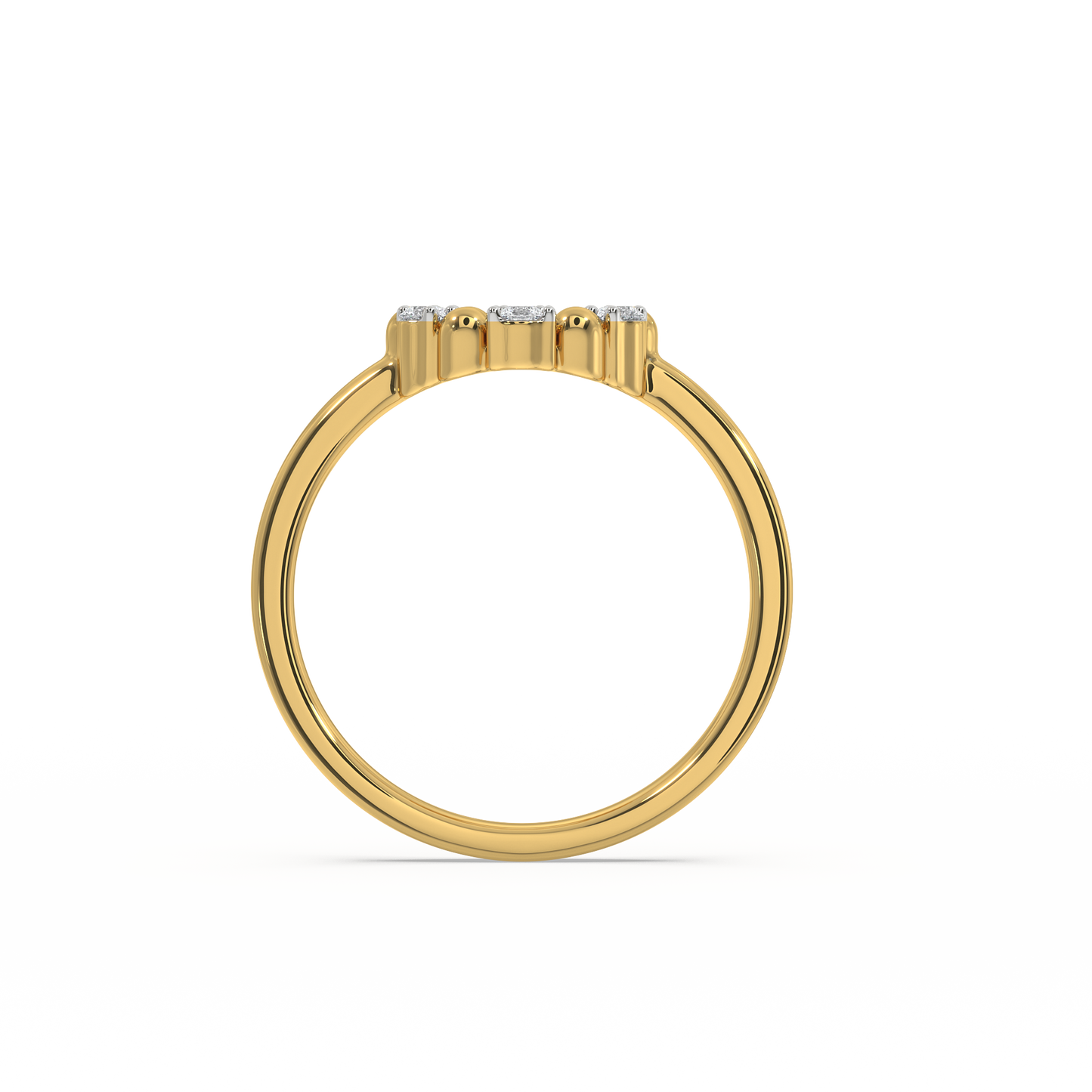 Eternal Orbit Ring - 18kt Gold Vermeil Lab Grown Diamond Ring
