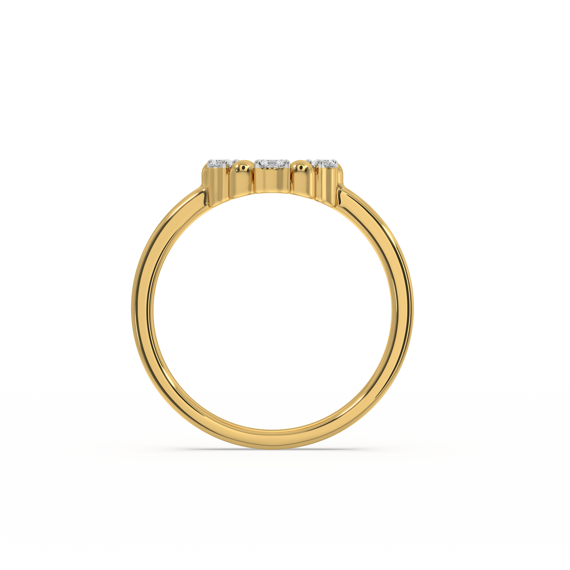 Eternal Orbit Ring - 18kt Gold Vermeil Lab Grown Diamond Ring