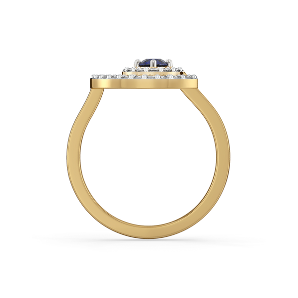 Lukson Evil Eye Lab Grown Diamond Ring for Women in India