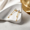 Stlyish lab grown diamond earrings - Lukson