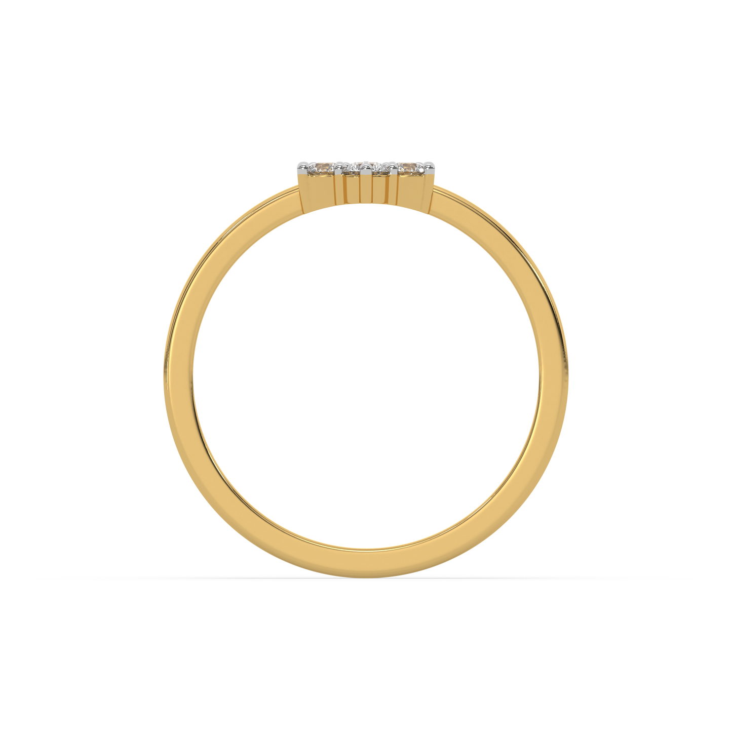 Floral Essence -18kt Gold Vermeil Lab Grown Diamond Ring