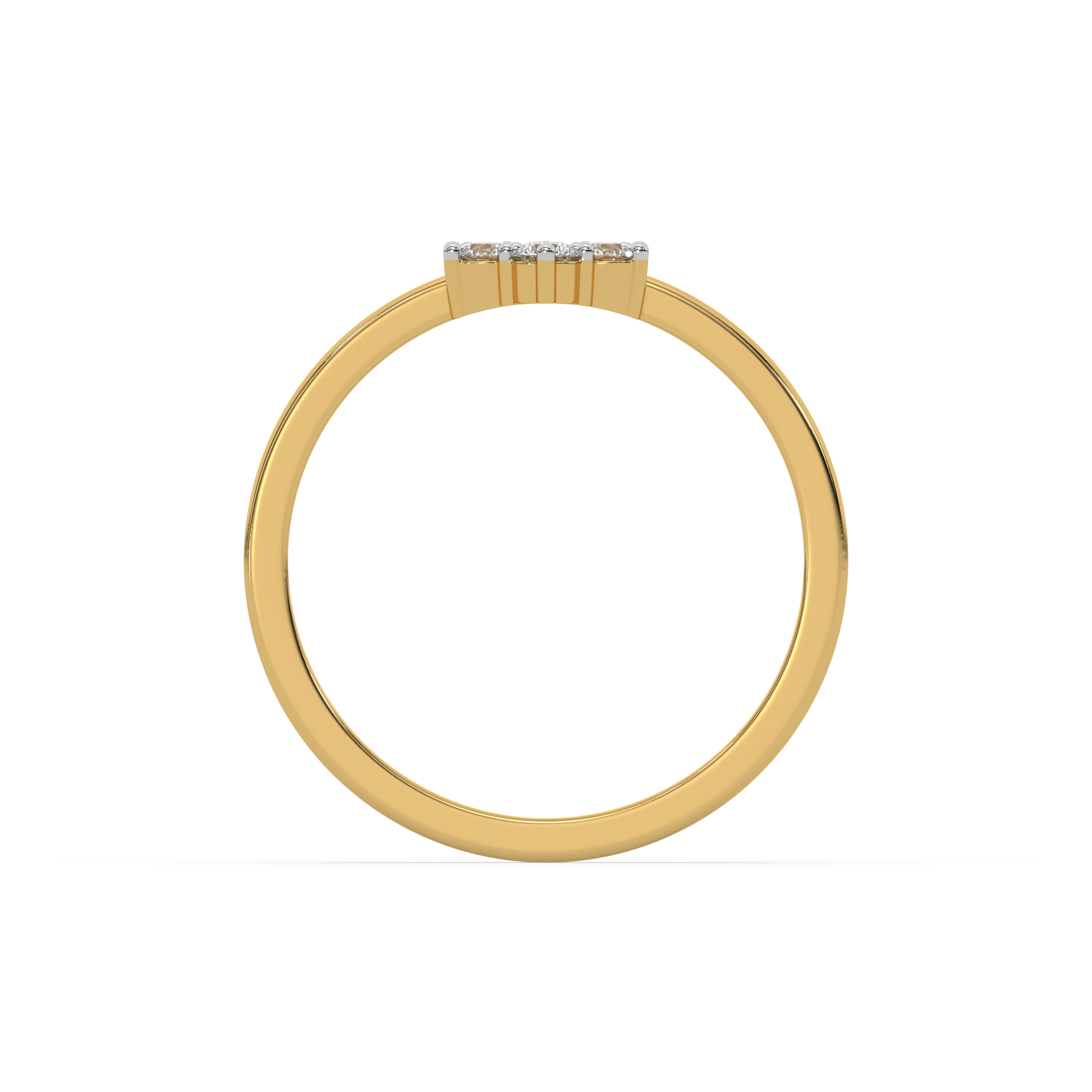 Floral Essence -18kt Gold Vermeil Lab Grown Diamond Ring