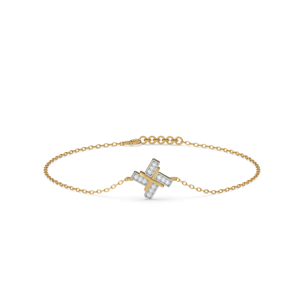 Lukson Geometric Glow - Lab GrownDiamond Bracelet