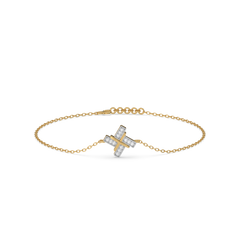 Geometric Glow - Lab Diamond Bracelet