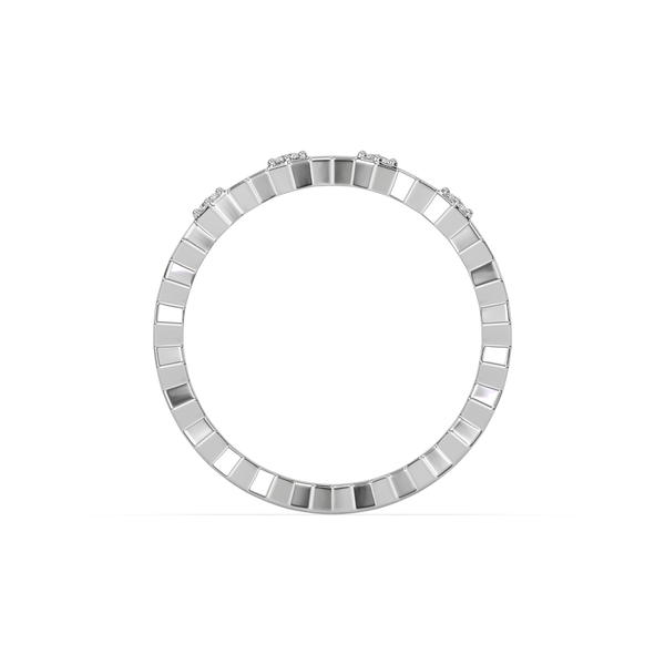 Icy Blue Band Lab Grown Diamond Ring Online - Lukson