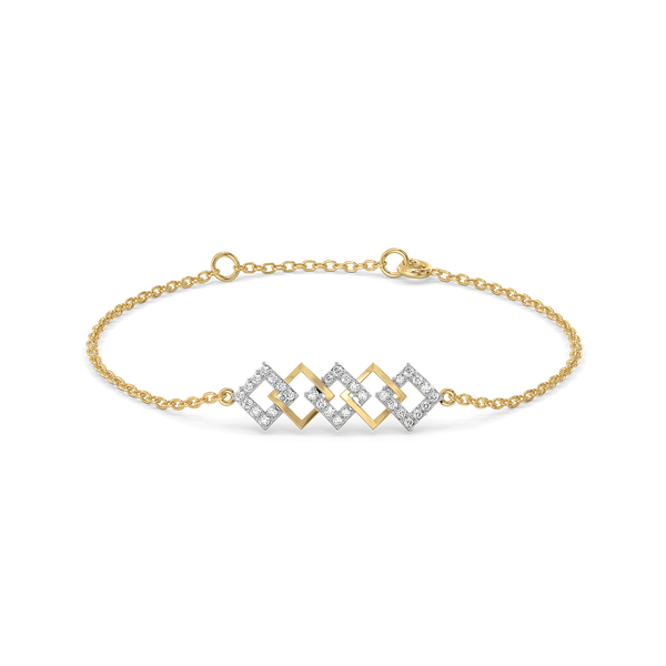Mini Squares - Lab grown Diamond Fashion Bracelet - Lukson