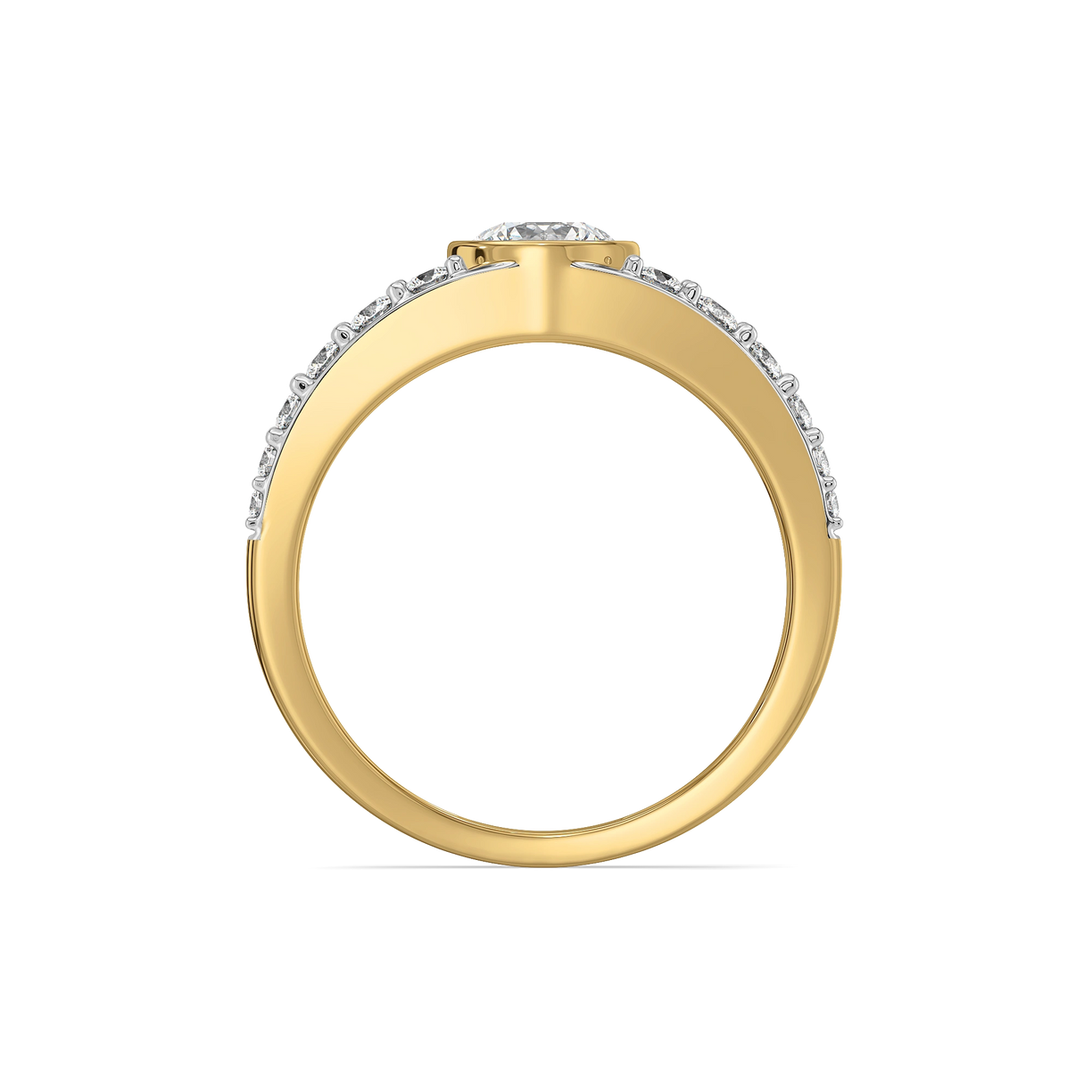 The Highline – Pure Gold Lab-Grown Diamond Men's Ring
